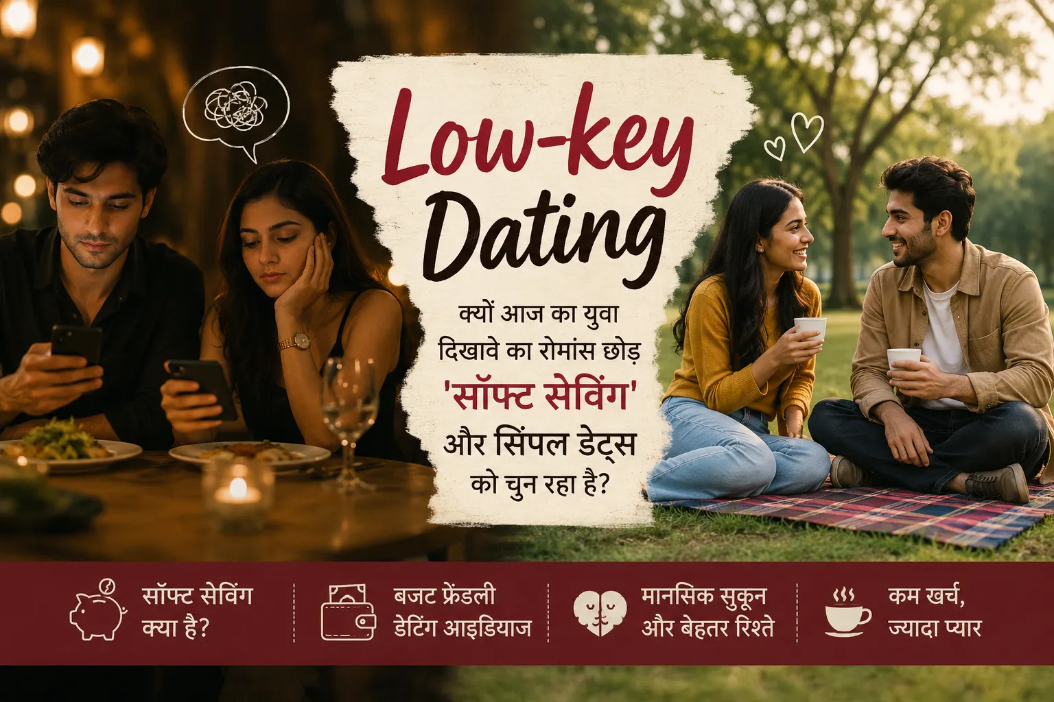 Low-key Dating और Soft Saving Trend 2026 Low-key Date Meaning in Hindi - Soft Saving और Budget Friendly Dating Trend