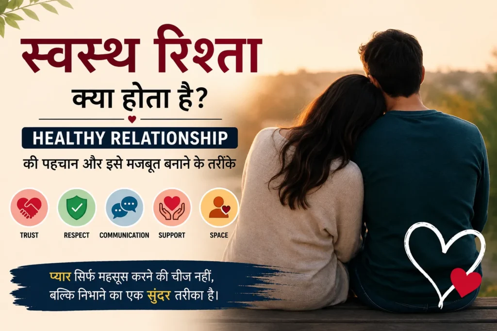 Healthy Relationship और स्वस्थ रिश्ते की पहचान