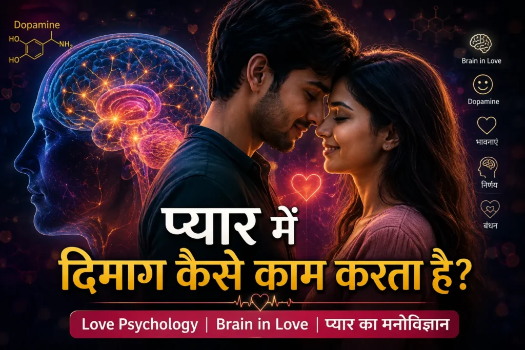 प्यार में दिमाग कैसे काम करता है – Love Psychology और Brain in Love