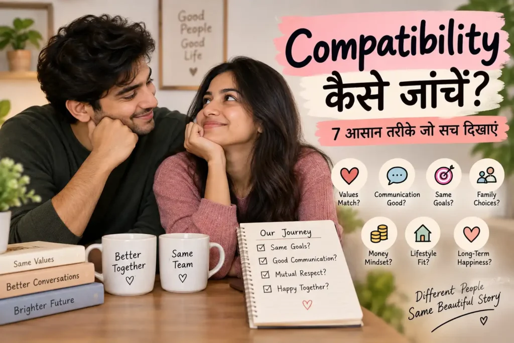 Compatibility कैसे जांचें और रिश्ते में अनुकूलता कैसे समझें